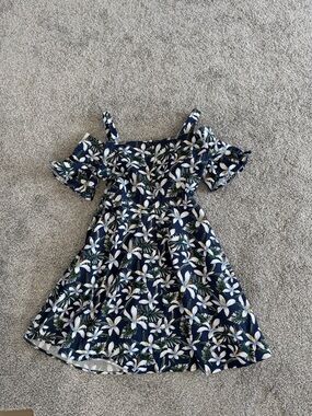 NowFloral Cold-Shoulder Mini Dress - Tropical Summer Vibe